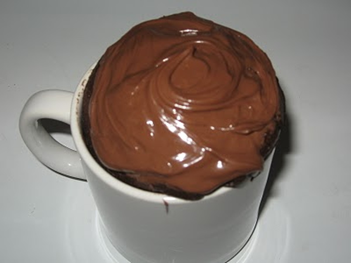 Read more about the article Bolo de caneca de chocolate com gotas de chocolate muito bom e rápido