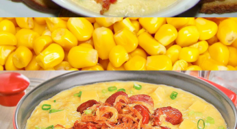 Creme de milho com calabresa
