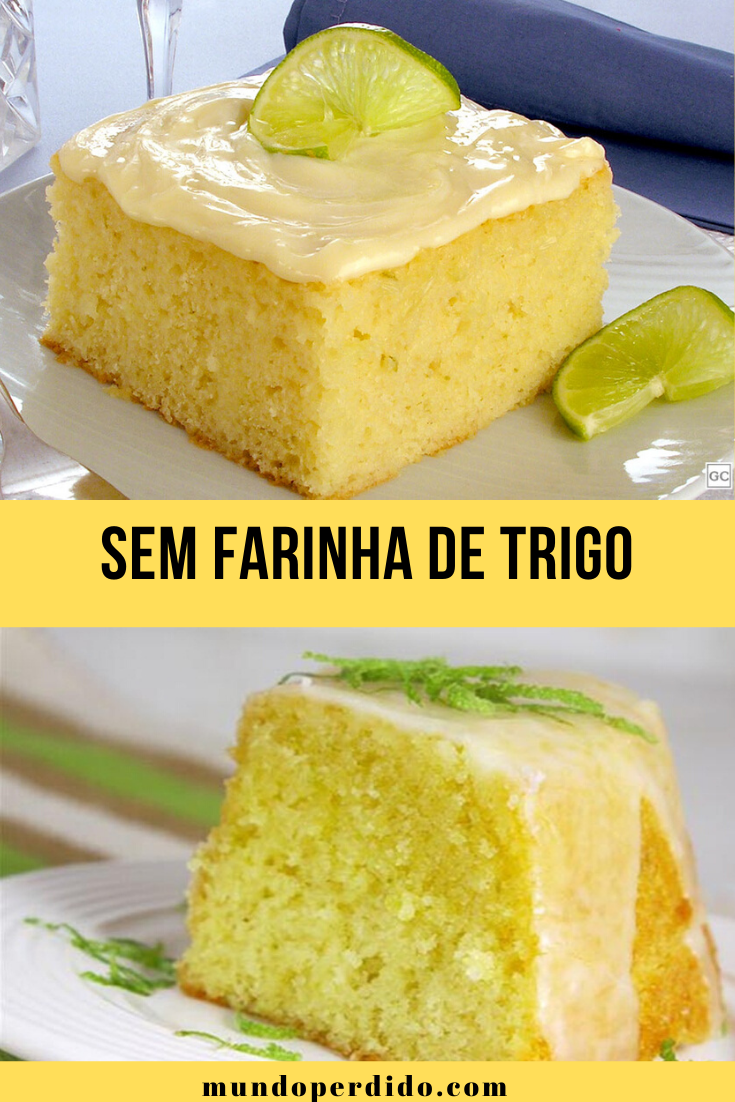 Read more about the article Receita de bolo de limão sem farinha de trigo