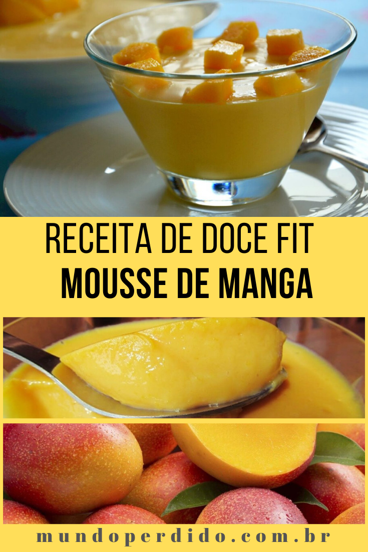 You are currently viewing Receita de doce fit – Mousse de manga