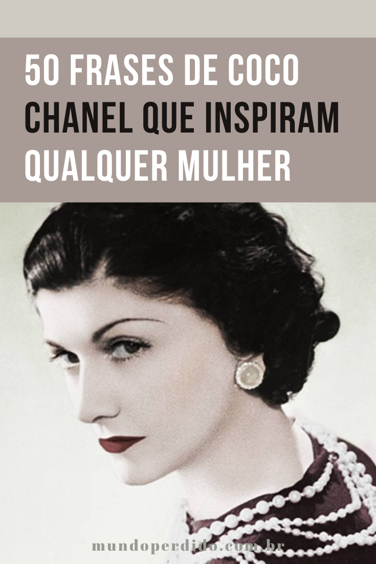 You are currently viewing ᐈ 50 Frases de Coco Chanel que inspiram qualquer mulher