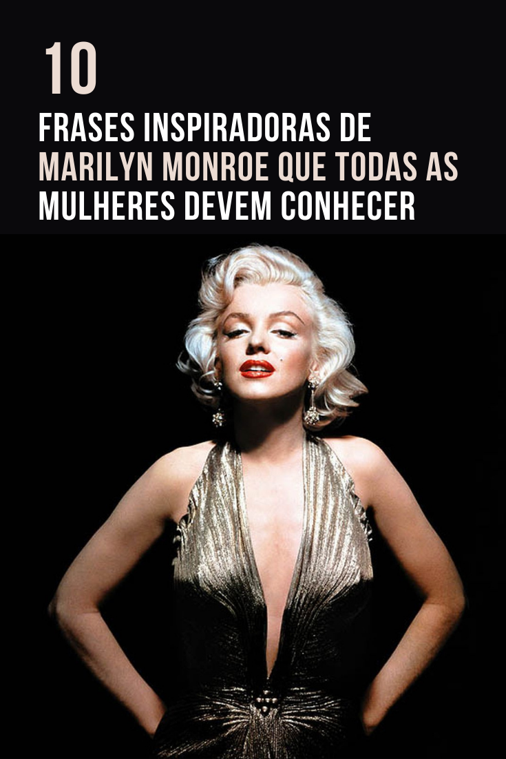 Read more about the article 10 Frases inspiradoras de Marilyn Monroe que todas as mulheres devem conhecer