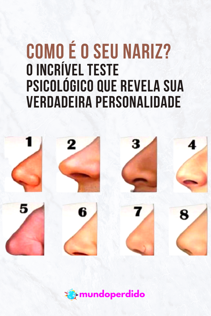 Read more about the article Como é o seu nariz? O incrível teste psicológico que revela sua verdadeira personalidade