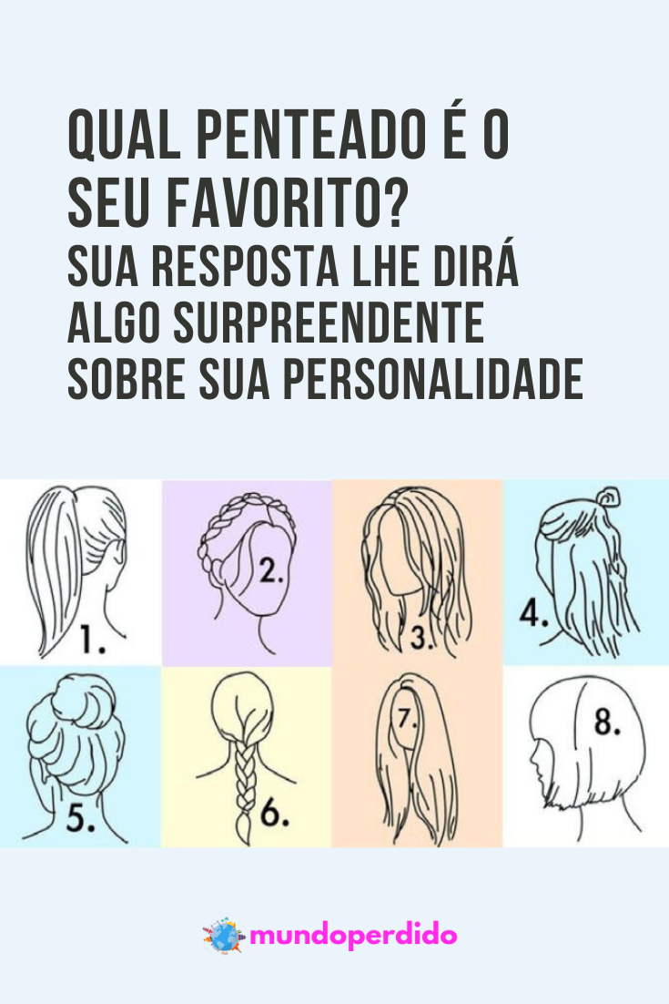 Read more about the article Qual penteado é o seu favorito? Sua resposta lhe dirá algo surpreendente sobre sua personalidade
